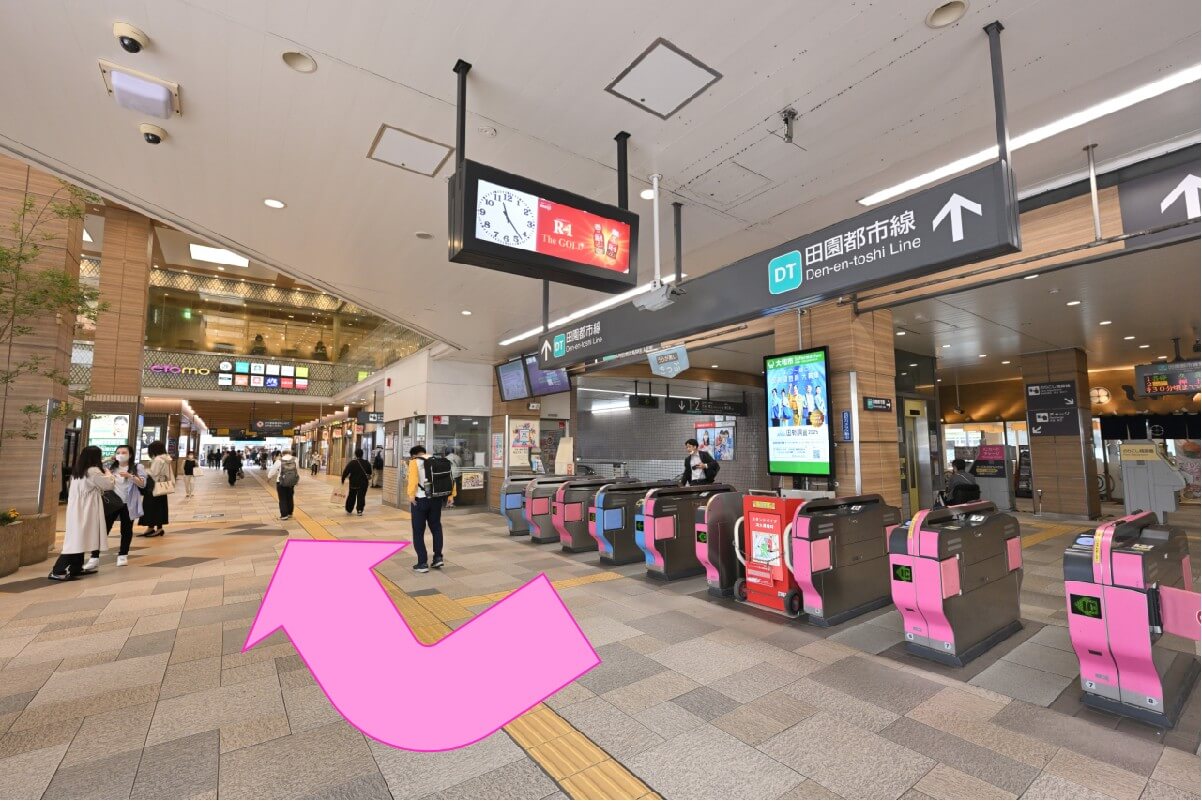田園都市線　中央林間からの経路01