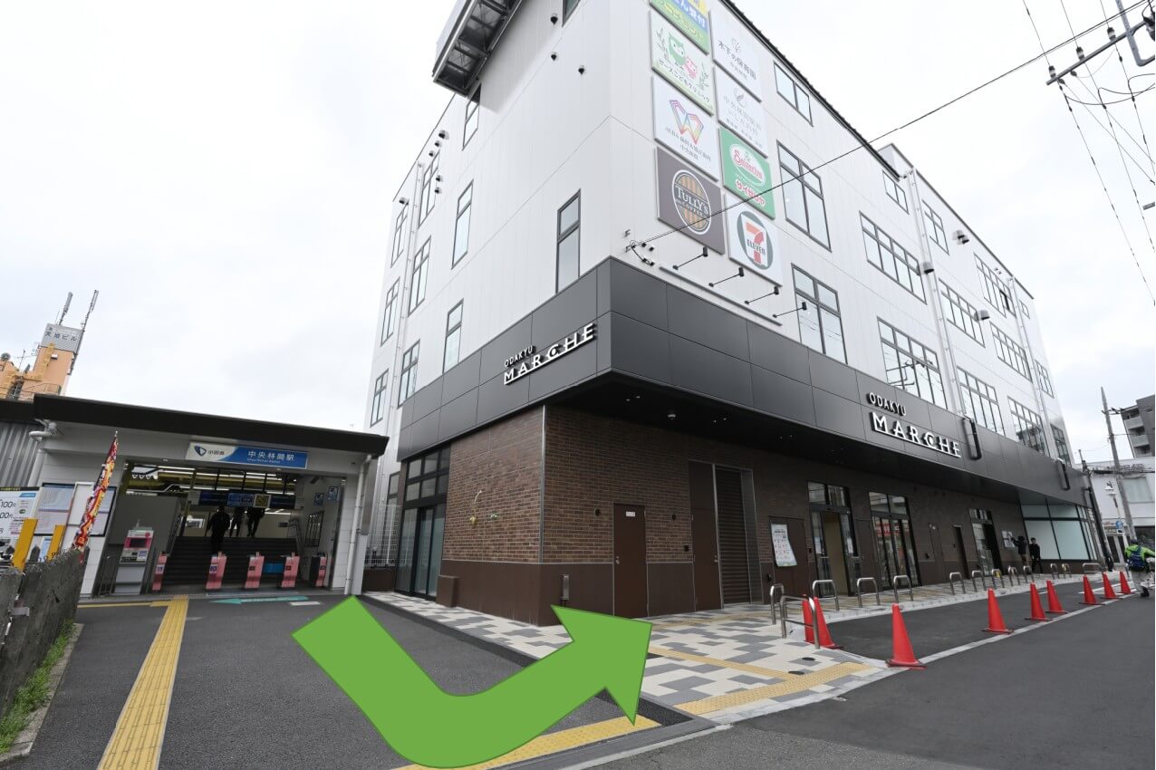 小田急線　中央林間駅　東口改札からの経路01